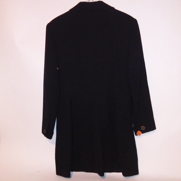 Larry Levine Suit Jacket Pants‎ Blazer & Slacks Size 8 Womens Black Solid - Picture 7 of 16